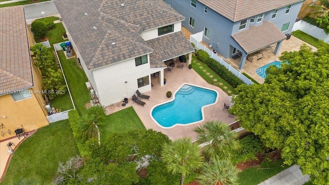 1273 SW 161st Ave, Pembroke Pines, FL 33027 - view of subject property with a pool area
