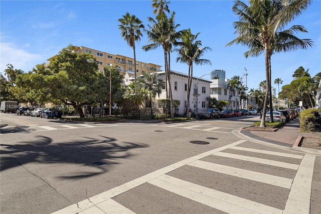 750 Pennsylvania Ave Unit 3, Miami Beach, FL 33139 - view of asphalt road with street lighting, sidewalks, and curbs