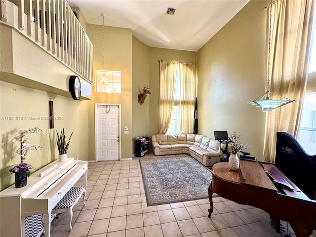 17088 NW 19th St, Pembroke Pines, FL 33028 - living area with light tile patterned floors and baseboards