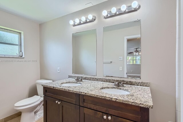 1708 NW 84th Dr, Coral Springs, FL 33071 - bathroom with double vanity and healthy amount of natural light