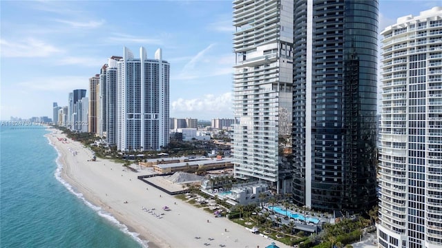 18555 Collins Ave Unit 4605, Sunny Isles Beach, FL 33160 - skyline view with unending shoreline