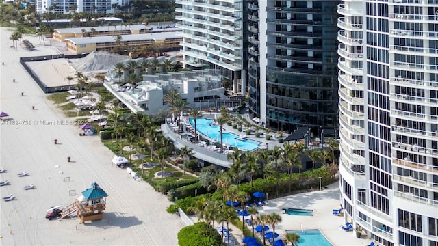 18555 Collins Ave Unit 4605, Sunny Isles Beach, FL 33160 - view of urban area with a pool area