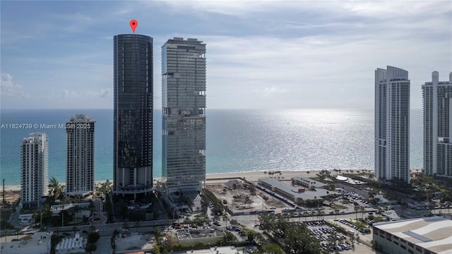 18555 Collins Ave Unit 4605, Sunny Isles Beach, FL 33160 - view of city skyline with a large body of water