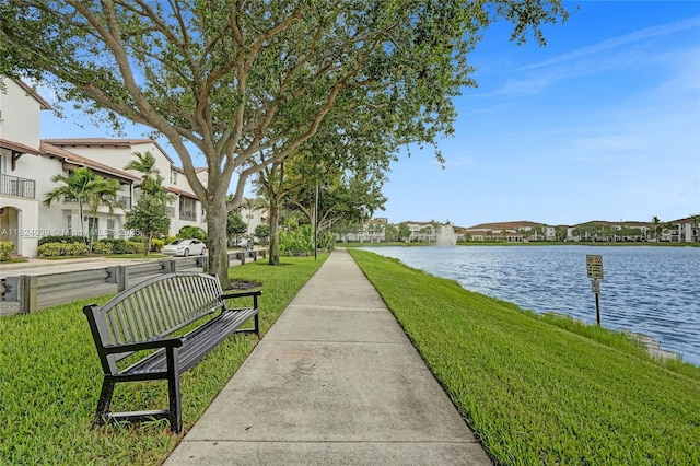 11854 SW 27th St, Miramar, FL 33025 - view of property's community featuring a residential view, a water view, and a yard