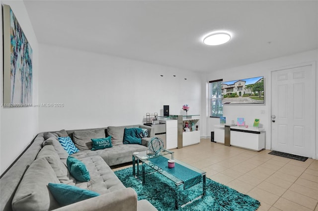 11854 SW 27th St, Miramar, FL 33025 - living room featuring tile patterned flooring