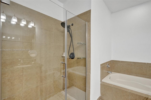11854 SW 27th St, Miramar, FL 33025 - full bath with a stall shower and a garden tub