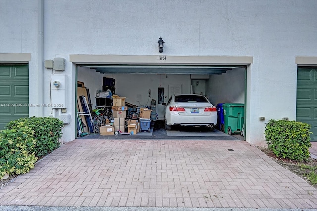 11854 SW 27th St, Miramar, FL 33025 - garage with decorative driveway