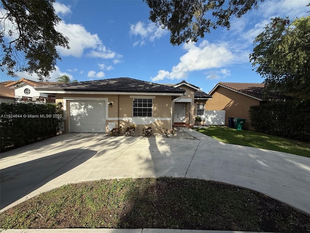 651 NW 134th Ave, Miami, FL 33182 - ranch-style home featuring stucco siding, concrete driveway, and a garage
