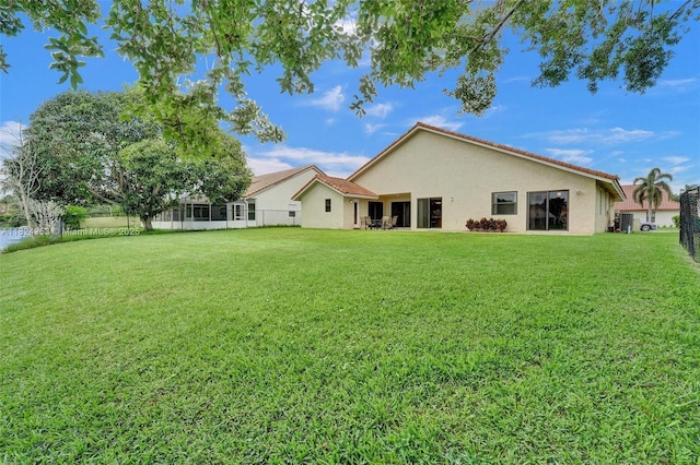 3128 Peachtree Cir, Davie, FL 33328 - rear view of property featuring stucco siding