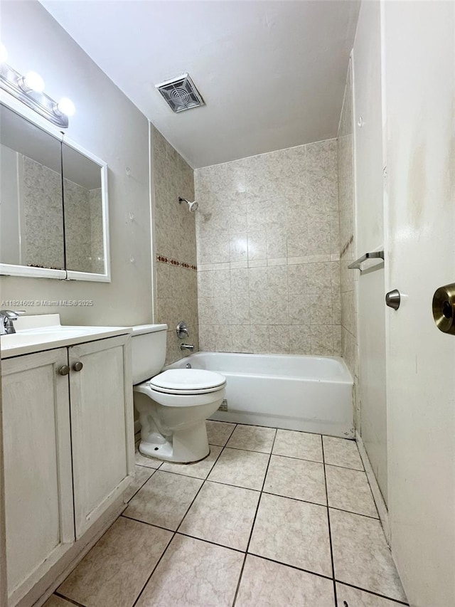 2562 NW 52nd Ave Unit B18, Lauderhill, FL 33313 - full bathroom with vanity, tub / shower combination, and tile patterned floors