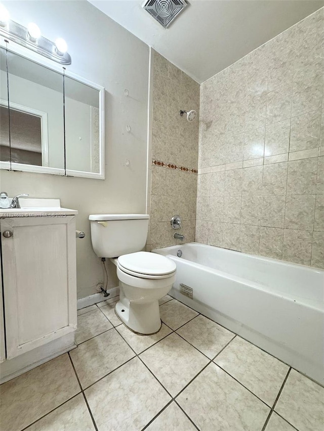 2562 NW 52nd Ave Unit B18, Lauderhill, FL 33313 - bathroom featuring tile patterned floors, shower / tub combination, and vanity
