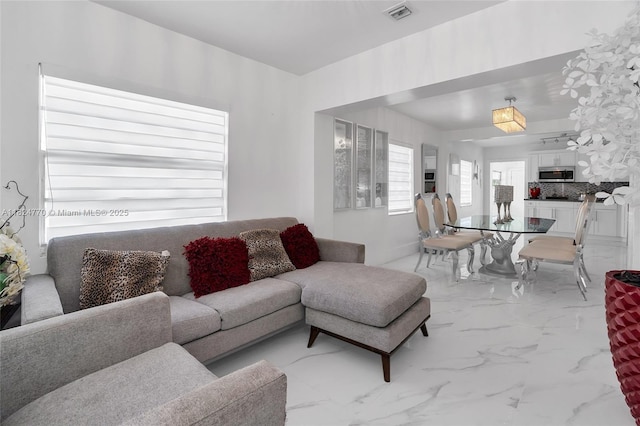 31 SW 58th Ct, Miami, FL 33144 - living room with light marble finish flooring