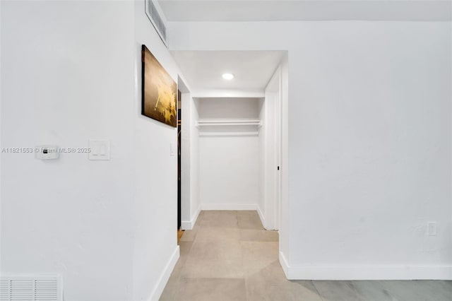 6900 N Kendall Dr Unit A303, Pinecrest, FL 33156 - corridor featuring baseboards and recessed lighting