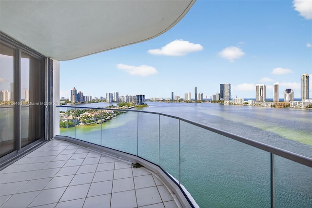2800 Island Blvd Unit 1505, Aventura, FL 33160 - balcony with a view of skyline and a water view