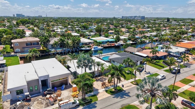 501 SE 7th Ave, Pompano Beach, FL 33060 - aerial perspective of suburban area featuring a nearby body of water