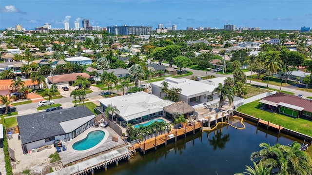 501 SE 7th Ave, Pompano Beach, FL 33060 - aerial view of skyline and a pool