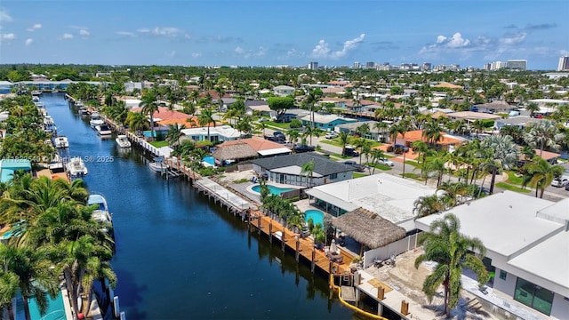 501 SE 7th Ave, Pompano Beach, FL 33060 - aerial view of residential area with a nearby body of water