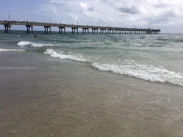 223 S Federal Hwy Unit 46, Dania Beach, FL 33004 - dock area featuring a pier and a water view