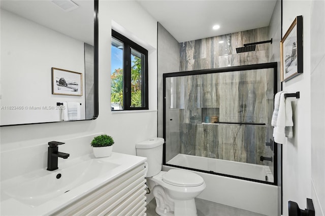 1157 SW 4th Ave, Pompano Beach, FL 33060 - bathroom with vanity and bath / shower combo with glass door