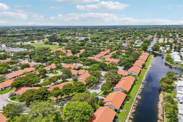 7121 Mimosa Way, Tamarac, FL 33321 - aerial perspective of suburban area featuring a nearby body of water