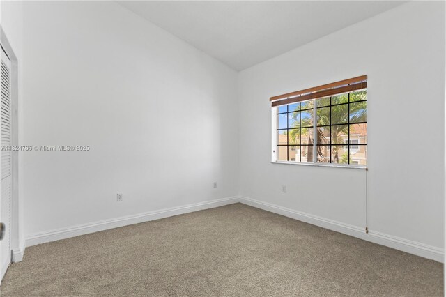 6445 SW 130th Pl Unit 612, Miami, FL 33183 - carpeted spare room featuring baseboards