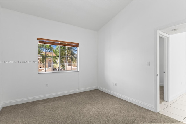 6445 SW 130th Pl Unit 612, Miami, FL 33183 - spare room with light carpet and light tile patterned floors