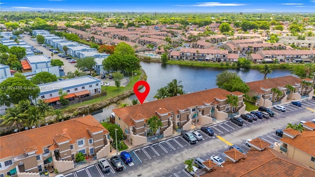 6445 SW 130th Pl Unit 612, Miami, FL 33183 - aerial perspective of suburban area featuring a large body of water