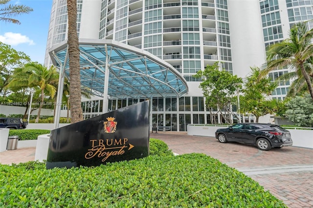 18201 Collins Ave Unit 201A, Sunny Isles Beach, FL 33160 - view of apartment building / complex