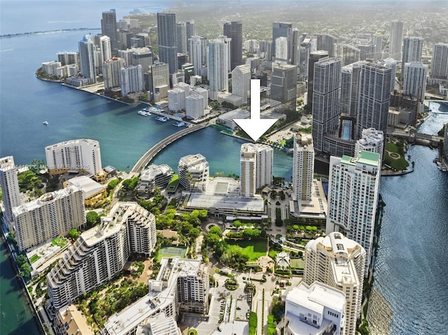 701 Brickell Key Blvd Unit 1605, Miami, FL 33131 - view of urban area featuring a nearby body of water
