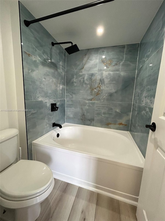 2921 NE 185th St Unit 1205, Aventura, FL 33180 - bathroom with wood finished floors and  shower combination