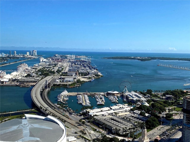 851 NE 1st Ave Unit 503, Miami, FL 33132 - view of urban area with a nearby body of water and numerous boat docks