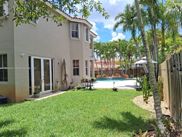 3610 SW 167th Ter, Miramar, FL 33027 - fenced backyard with french doors