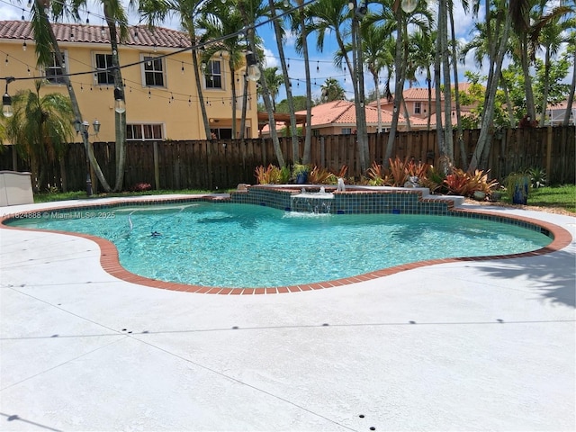 3610 SW 167th Ter, Miramar, FL 33027 - view of pool with a fenced backyard and a patio area