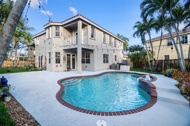 3610 SW 167th Ter, Miramar, FL 33027 - view of pool featuring a fenced backyard and a patio area