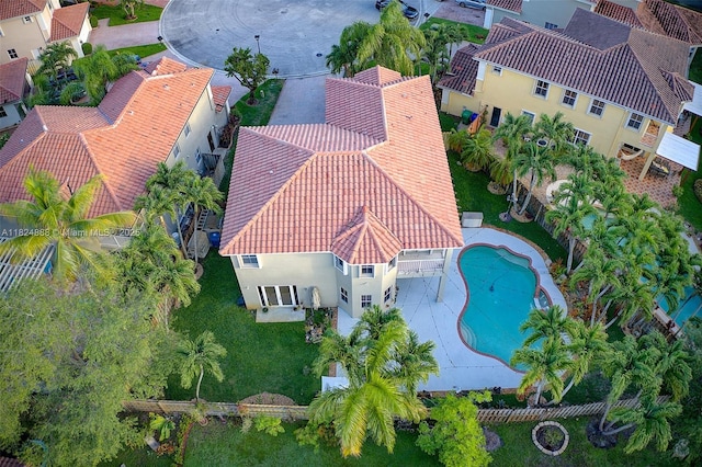 3610 SW 167th Ter, Miramar, FL 33027 - view from above of property with a pool