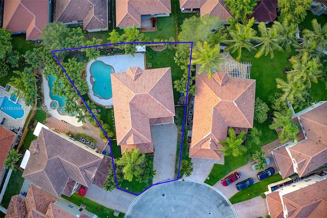 3610 SW 167th Ter, Miramar, FL 33027 - view of property location featuring property parcel outlined and a pool