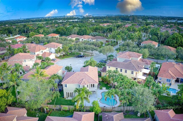 3610 SW 167th Ter, Miramar, FL 33027 - aerial perspective of suburban area featuring a pool area