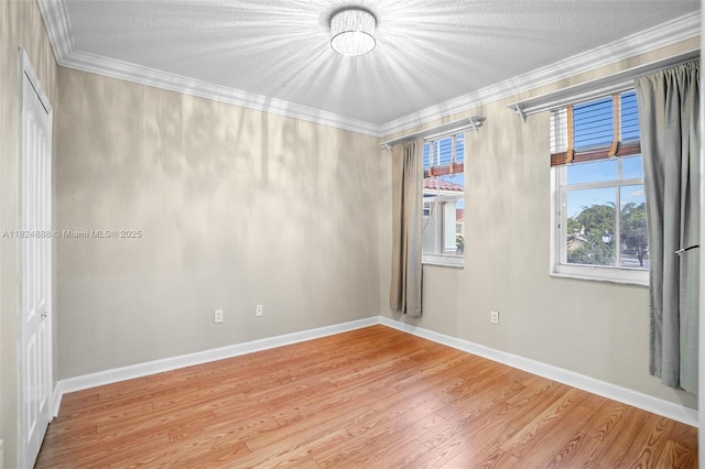 3610 SW 167th Ter, Miramar, FL 33027 - empty room with ornamental molding and wood finished floors