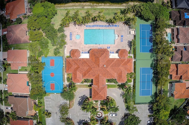 3610 SW 167th Ter, Miramar, FL 33027 - aerial view of a pool