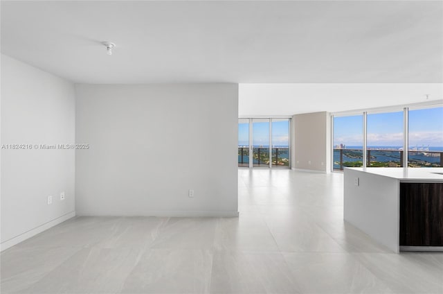 488 NE 18th St Unit 4112, Miami, FL 33132 - empty room with floor to ceiling windows