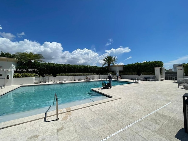 4100 Salzedo St Unit 809, Coral Gables, FL 33146 - community pool featuring a patio