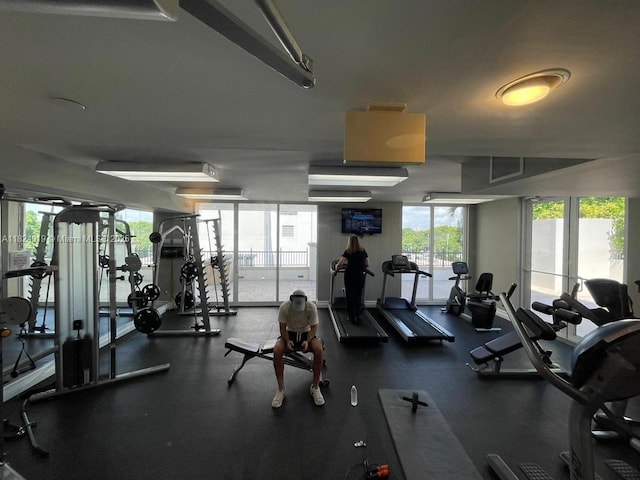 4100 Salzedo St Unit 809, Coral Gables, FL 33146 - view of workout area