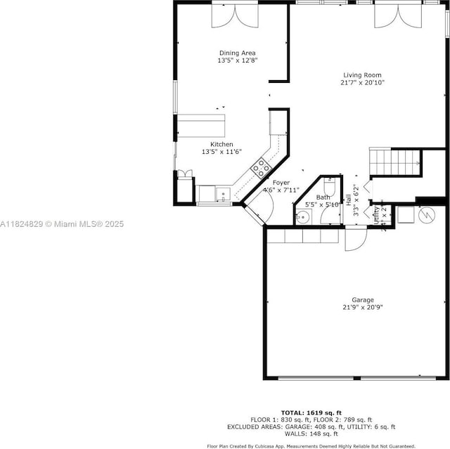 20709 NW 1st St, Pembroke Pines, FL 33029 - view of property floor plan
