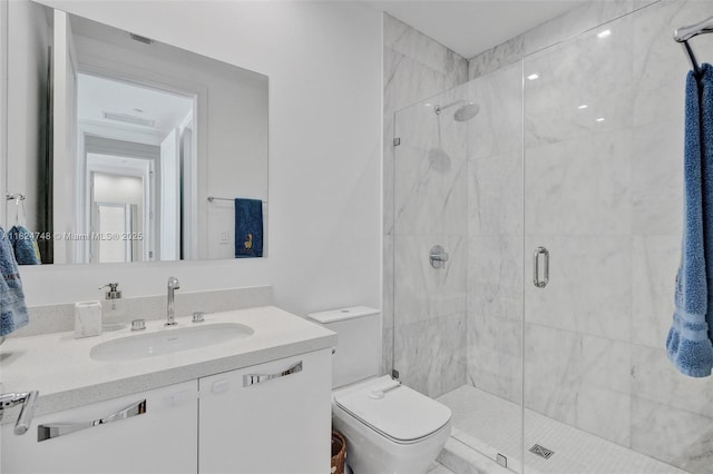 718 Valencia Ave Unit 204, Coral Gables, FL 33134 - full bathroom featuring a shower stall and vanity
