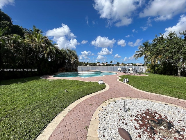 5058 SW 170th Ave, Miramar, FL 33027 - swimming pool featuring a patio