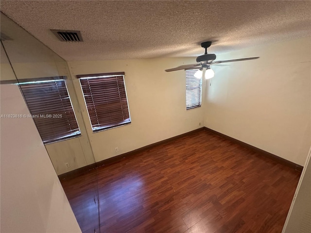 2660 Huron Way, Miramar, FL 33025 - spare room with wood finished floors, a textured ceiling, and ceiling fan