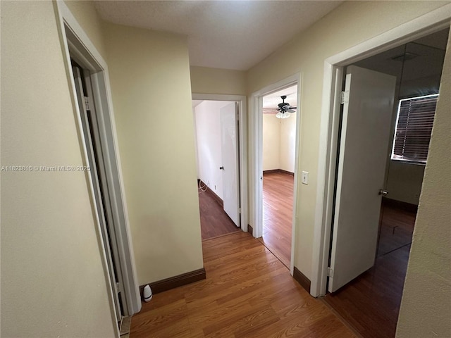 2660 Huron Way, Miramar, FL 33025 - corridor featuring wood finished floors and baseboards