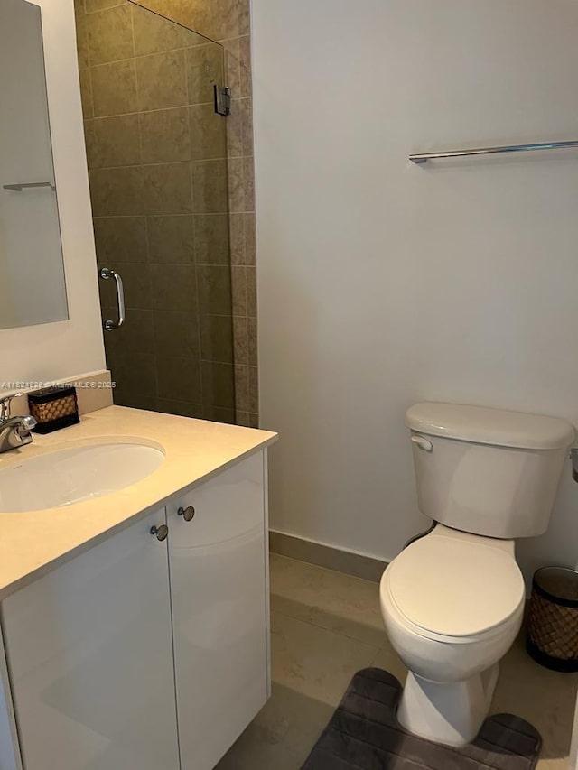 60 SW 13th St Unit 4607, Miami, FL 33130 - full bathroom with vanity and a tile shower