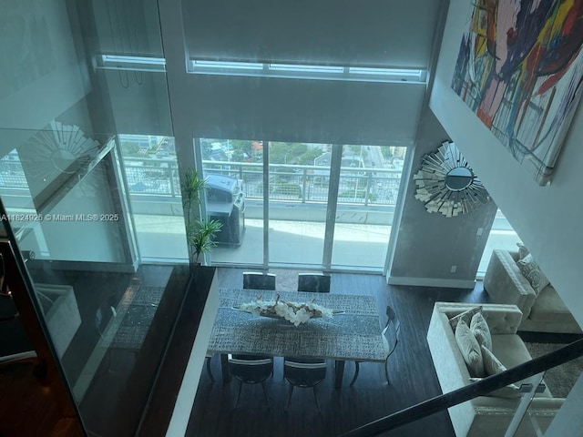 60 SW 13th St Unit 4607, Miami, FL 33130 - interior space featuring wood finished floors