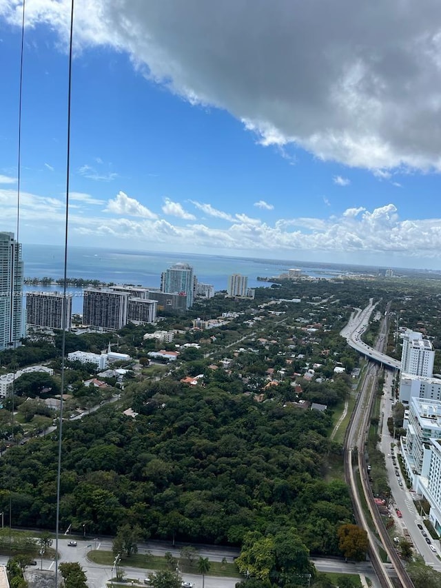 60 SW 13th St Unit 4607, Miami, FL 33130 - view of urban area featuring a main thoroughfare and a large body of water